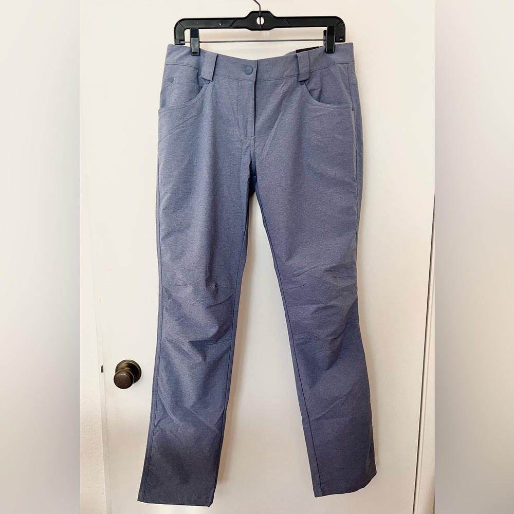 NEW with tags. Nike Golf Pants. Modern Rise in steel blue. Size 8.